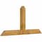 Ekena Millwork Portland Rough Sawn Timber Gable Bracket, Western Red Cedar, 72"W x 36"H x 4"D x 6"F, 12/12 Pitch GBW072X36X0406POR00RWR - alternate 4